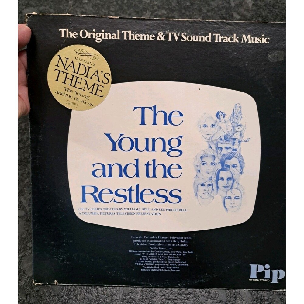 Touch Ltd Young & the Restless Original Theme & TV Soundtrack Music LP VTG 1974